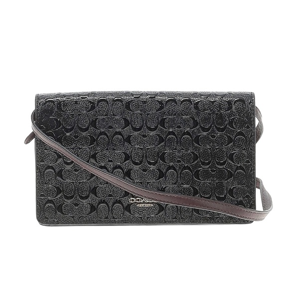 Coach Oxblood Black leather Bag - Picture 3 of 16